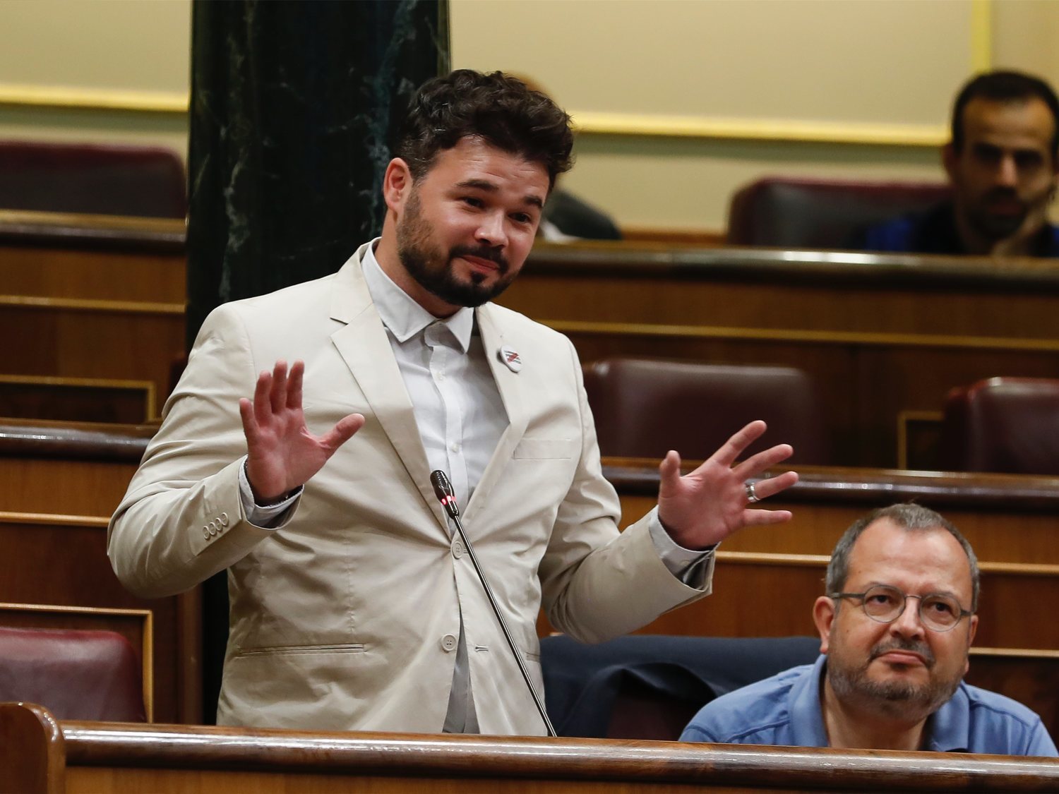 El vídeo en el que Rufián carga contra los andaluces por 'robar' ayudas sociales a catalanes