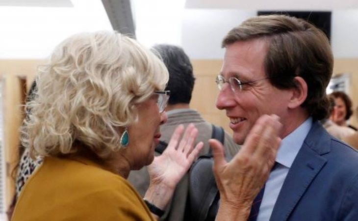 Manuela Carmena y José Luis Martínez-Almeida