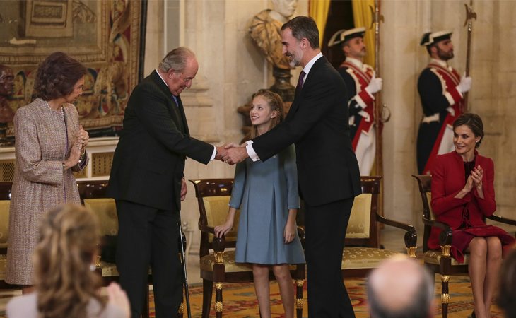 El rey don Juan Carlos quedó muy dolido después de que su nieta, la princesa Leonor, no lo nombrara durante su primer discurso en los Premios Princesa de Asturias