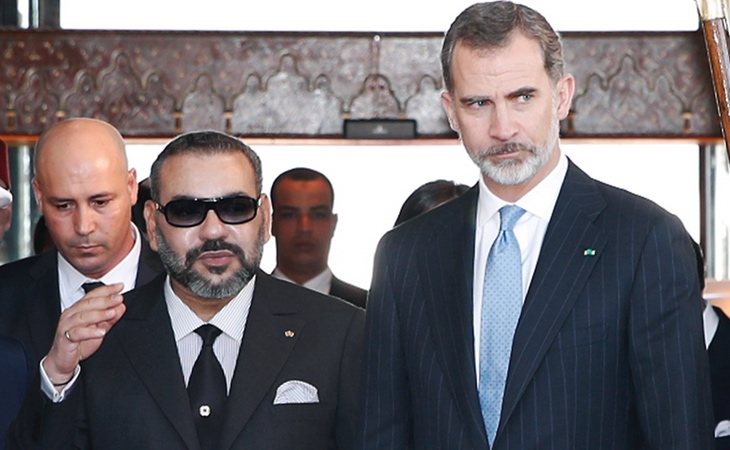 Mohamed VI junto a Felipe VI