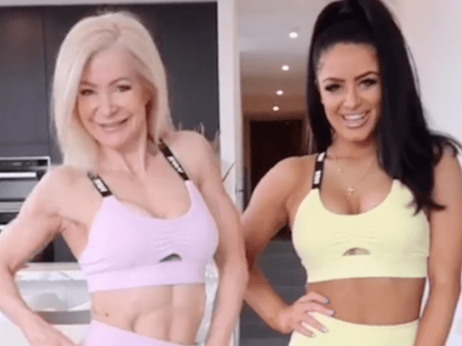 La abuela fitness influencer que triunfa en Instagram haciendo ejercicio con su nieta