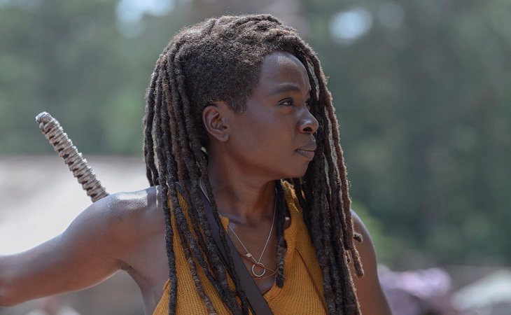 Danai Gurira como Michonne en 'The Walking Dead'