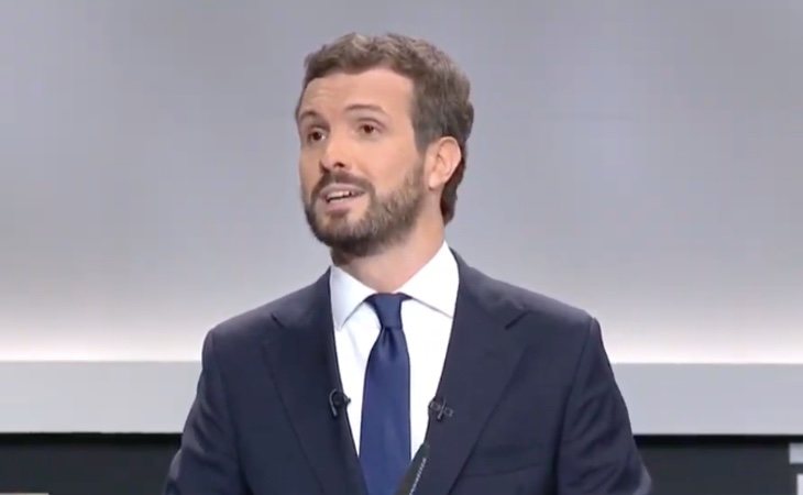 Pablo Casado inicia el debate mencionando la violencia de género y a la última víctima de esta lacra. También pide el 'voto útil del desbloqueo' ...