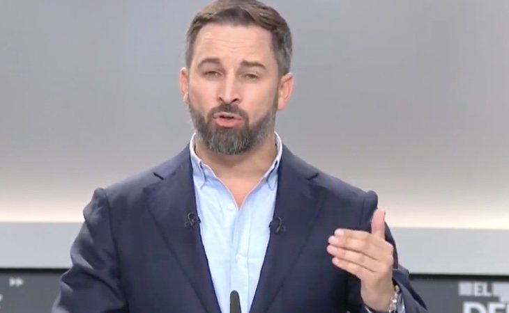 Abascal critica a Sánchez, Rivera y Casado por 'tibios' con los catalanes