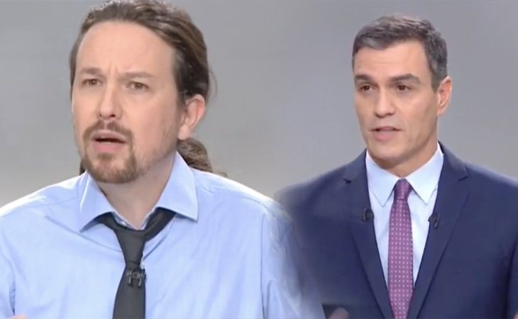 Iglesias: 'Señor Sánchez, creo que se equivoca si busca una solución para Cataluña con la derecha'
Sánchez replica: 'Iglesias defiende un ...