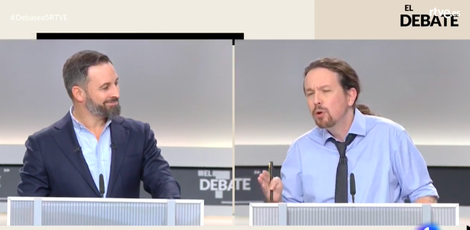 Iglesias: 'Señor Abascal, a mí no me va a dar lecciones de ser español, no me importa el idioma en que me atienden en la sanidad pública, me ...