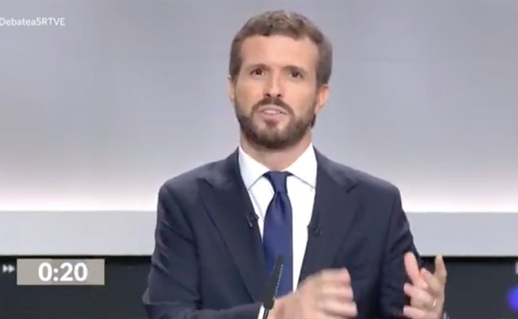 Casado: 'Quiero un gobierno que no tenga problema frente a los separatistas ni para resolver la crisis económica y social'