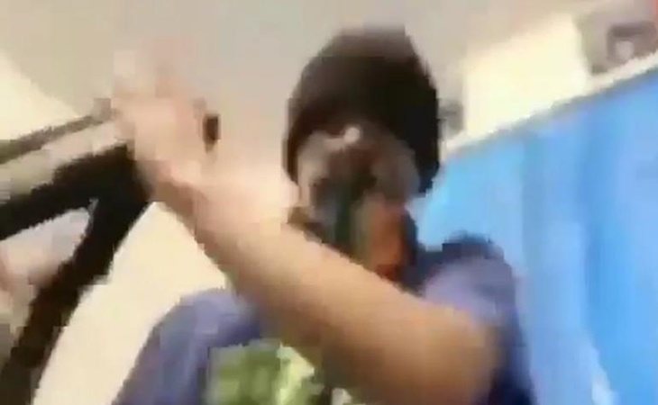 Fotograma del vídeo viralizado