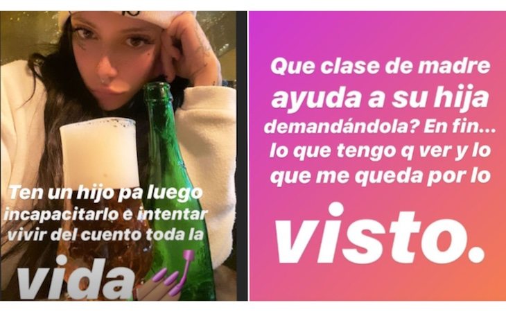 Valeria no tardó en pronunciarse en redes sociales