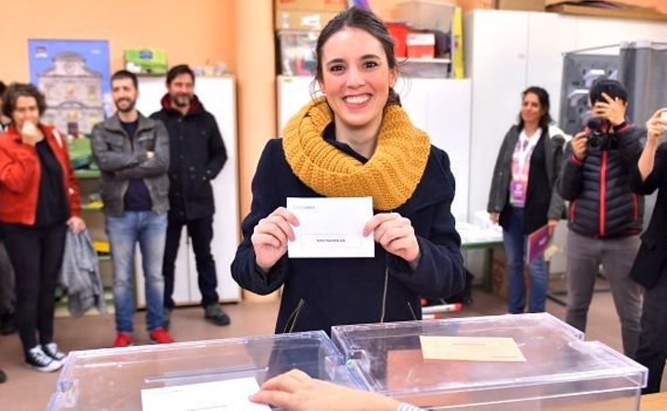 Irene Montero (Unidas Podemos): 'Hoy es uno de los pocos días en los que todas las personas tenemos el mismo poder que los que mandan todo el año'