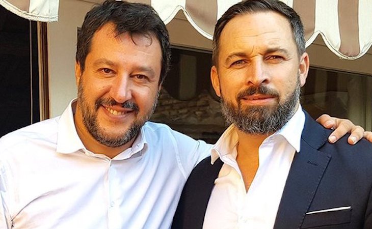 Matteo Salvini, de la extrema derecha italiana, también felicita a Santiago Abascal