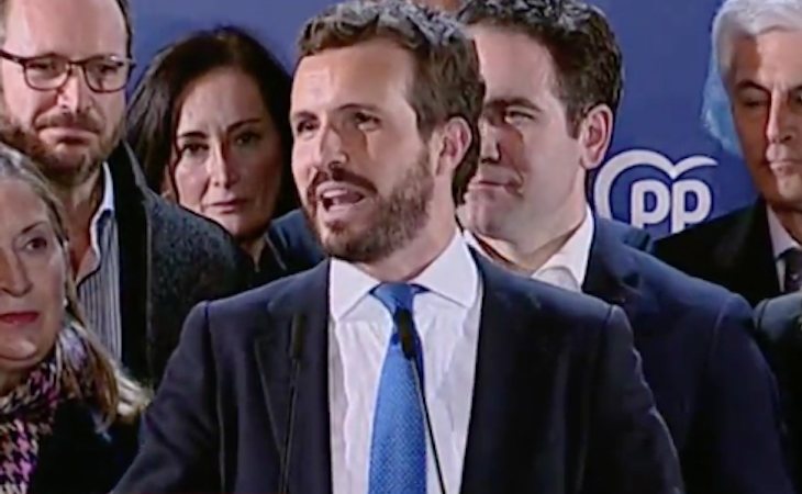 Pablo Casado (PP), contundente: 'Pedro Sánchez ha fracasado. La Gobernabilidad en España ahora es más difícil'