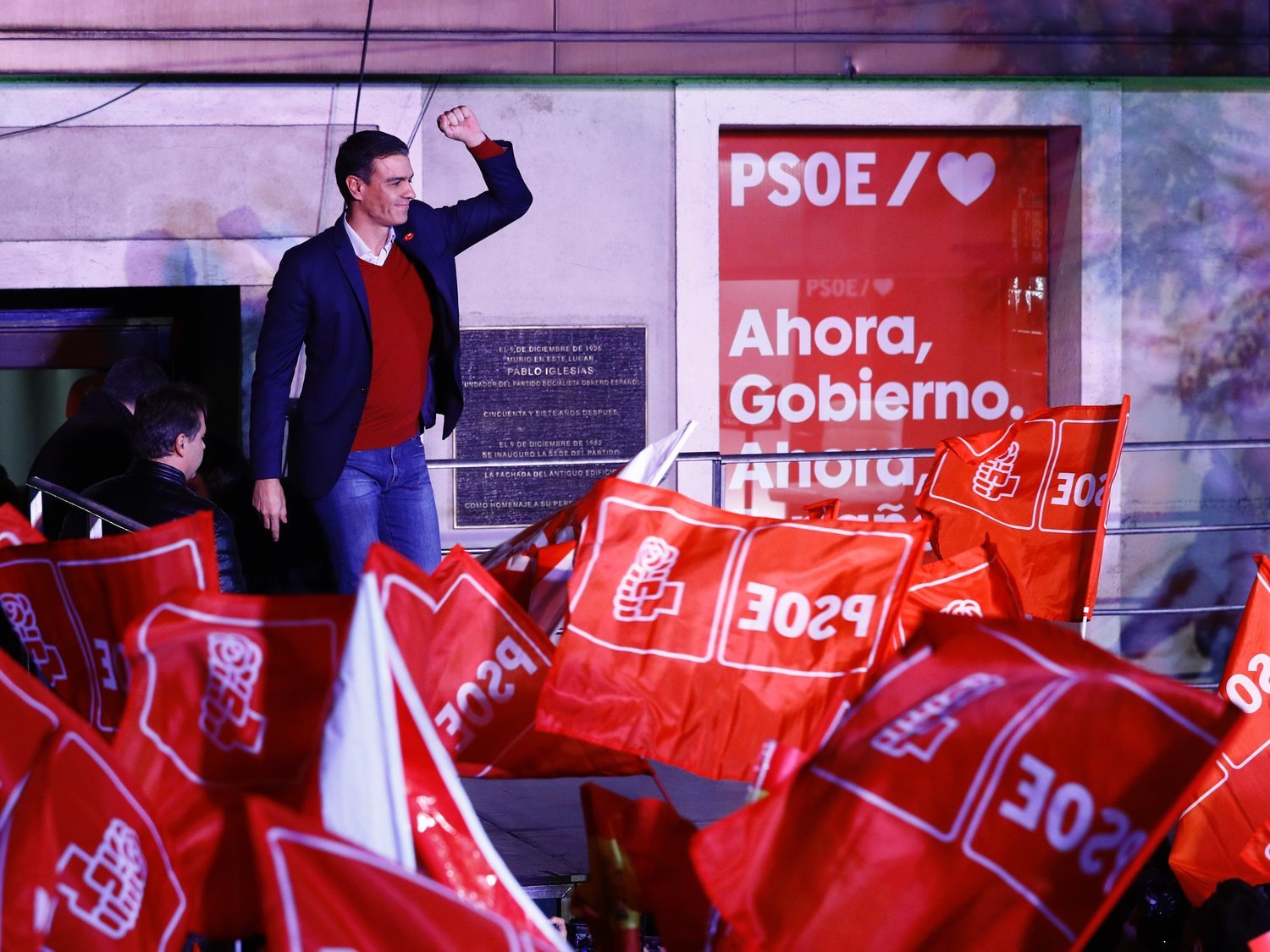 El PSOE de Pedro Sánchez gana las elecciones, VOX tercera fuerza y Cs se hunde