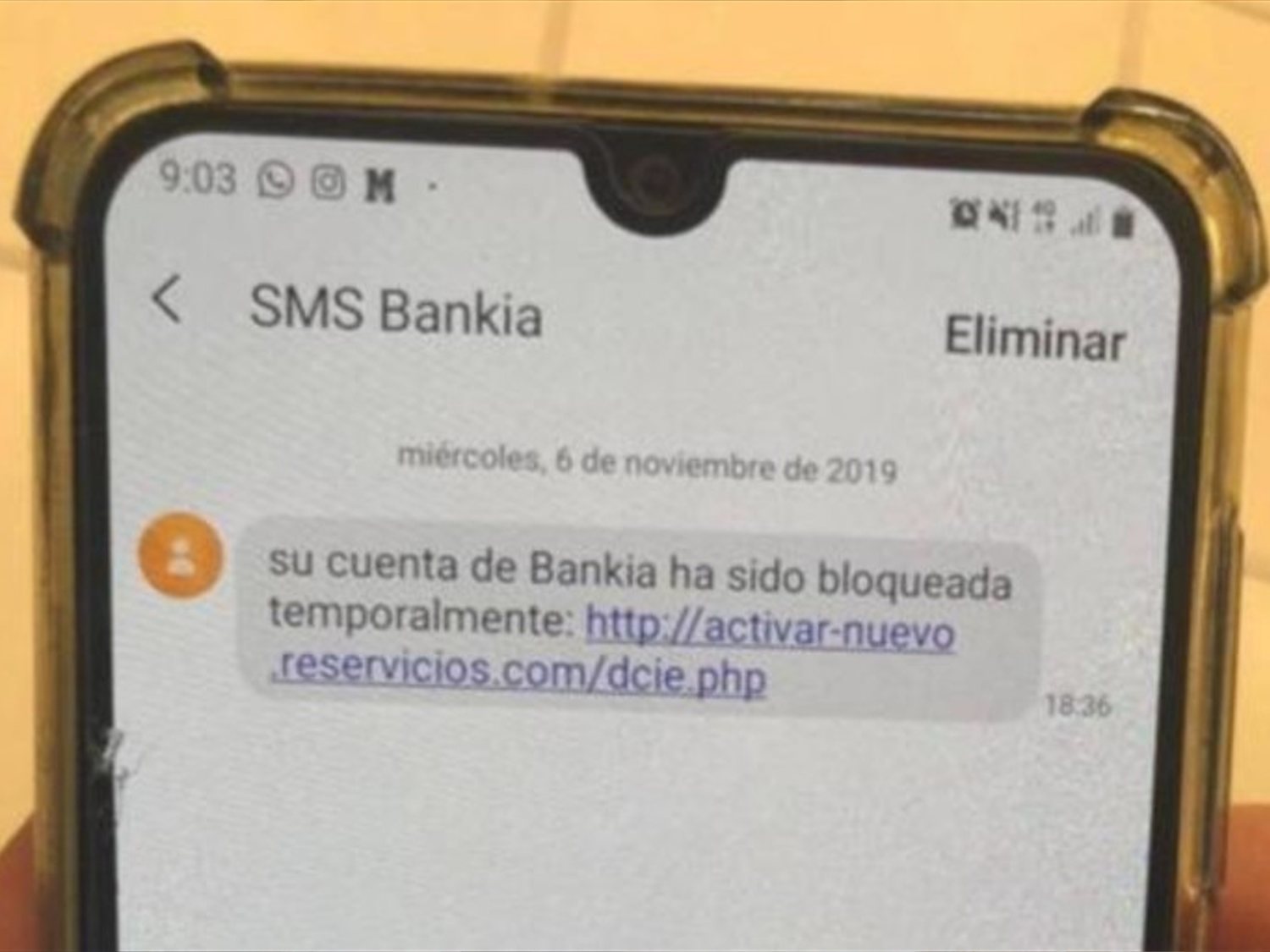 No abras este SMS de Bankia: se trata de una estafa que vacía las cuentas y roba tus datos