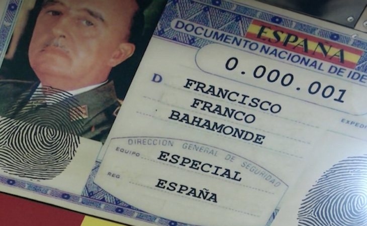 A Franco se le reservó el número uno | Fuente: Captura de vídeo