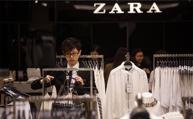 Un empleado de Zara