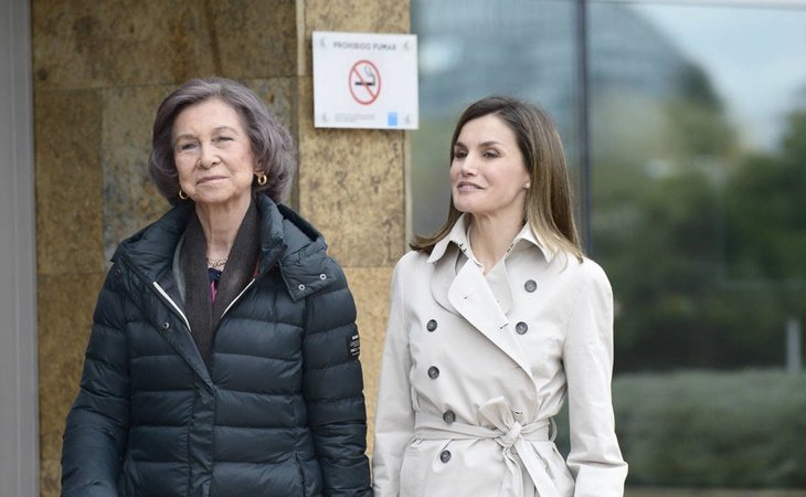 La reina Letizia con Sofía