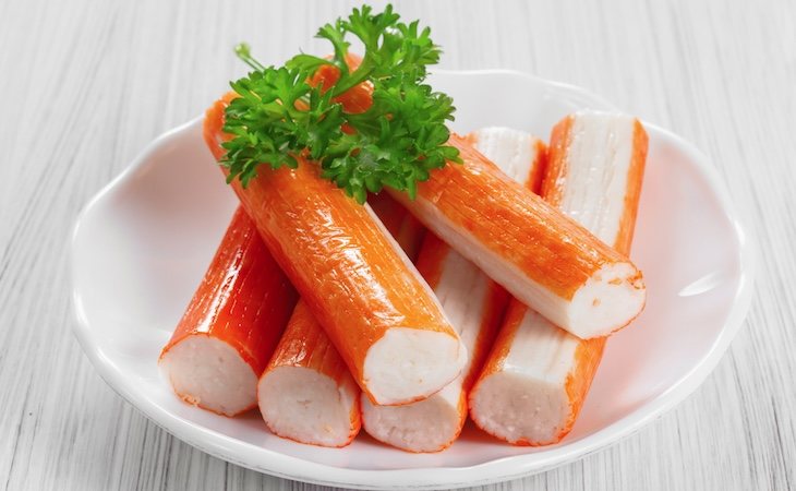 Los palitos de cangrejo son en realidad surimi