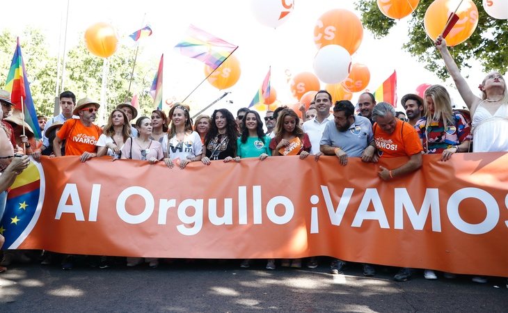 Ciudadanos en el Orgullo LGTBI de Madrid