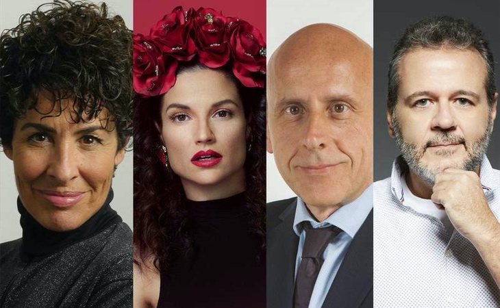 Nina, Natalia Jiménez, Javier Llano y Portu, jurado de 'OT 2020'