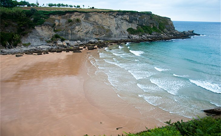 Playa de Mataleñas, zona donde desapareció Celia Cavia el pasado jueves 12 de diciembre de 2019