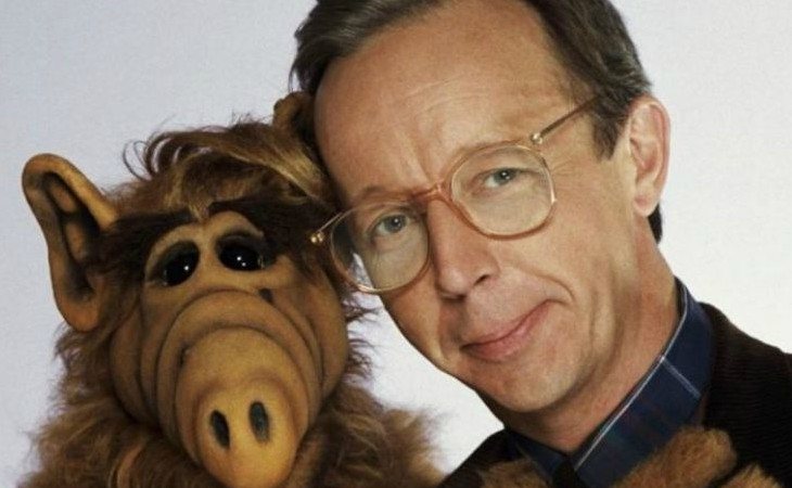 El actor Max Wright y Alf