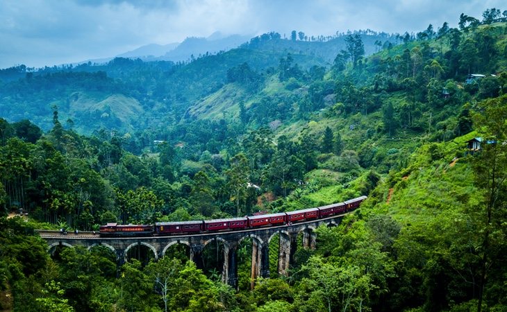 Sri Lanka tiene uno de los trayectos más bonitos en tren