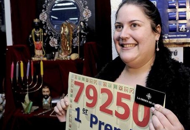 Victoria Braojos ganó el Gordo en el año 2010