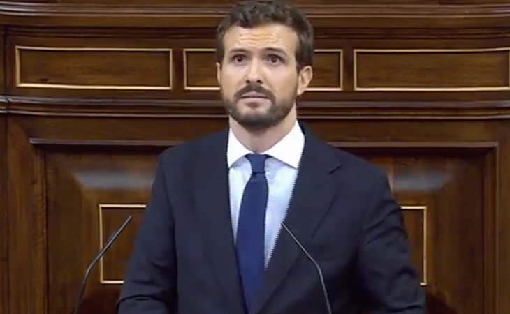 Pablo Casado (PP), a Sánchez: 'Este es el acuerdo que ha querido y deseado, no el que no le ha quedado más remedio'