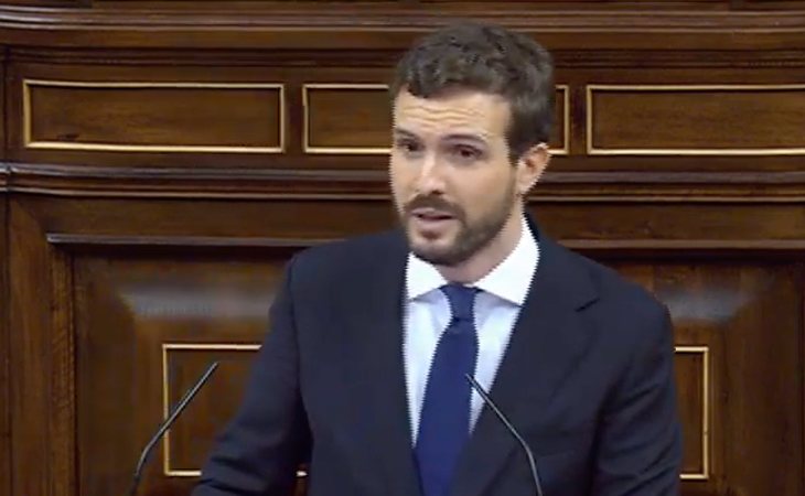 Pablo Casado (PP): 'Este es un Gobierno contra el Estado. El más radical, con asesores de dictadores bananeros y comunistas. Y lo pretende llamar ...