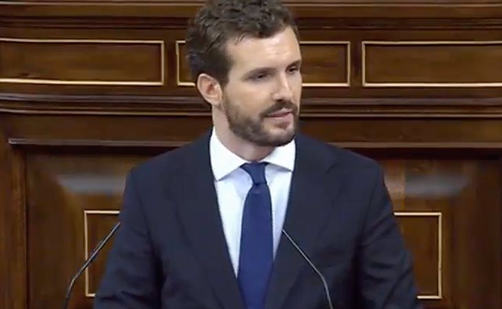 Pablo Casado (PP) anuncia la barbarie: 'Su discurso de hoy daba miedo. Hemos escuchado un guerracivilismo que no veíamos desde hace tiempo'