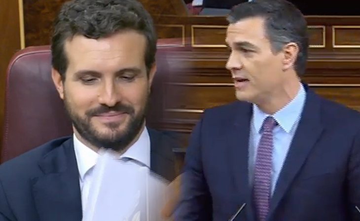 Pedro Sánchez (PSOE) a Pablo Casado (PP): 'Ustedes no se abstienen porque cuanto peor, mejor'