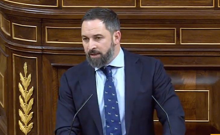 Santiago Abascal (VOX) comienza su intervención: 'Quim Torra debe ser detenido'