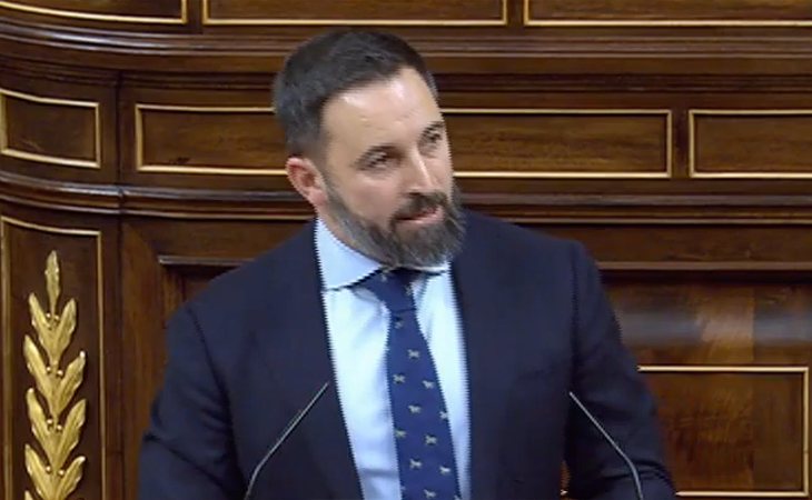 Santiago Abascal (VOX): 'No podemos considerar legítimo un Gobierno con tan clara vocación totalitaria. Es una devaluación de nuestras ...