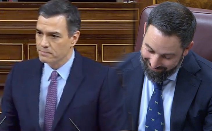 Pedro Sánchez, a VOX: 'Ustedes son fuertes y crueles con los débiles pero sois sumisos con los poderosos'