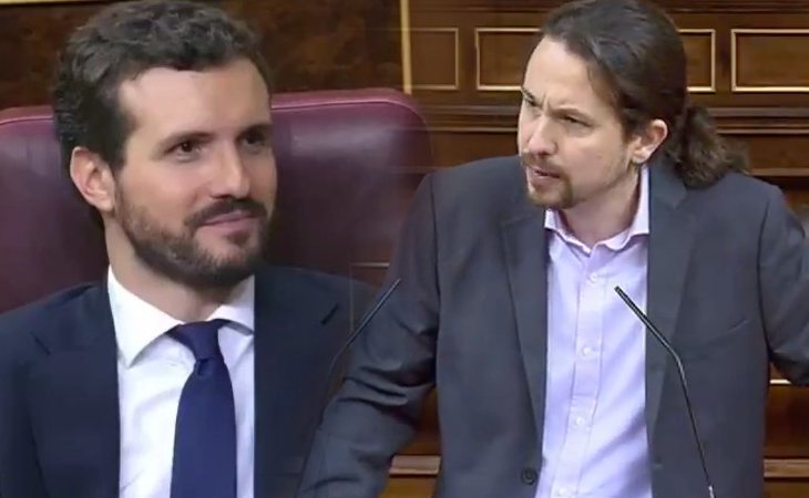 El consejo de Pablo Iglesias (PP) a Pablo Casado (PP): 'Más Pérez Galdós y menos Pérez Reverte'