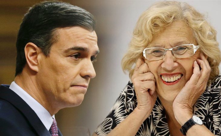 Pedro Sánchez: 'Es una pena que Manuela Carmena no siga siendo alcaldesa de Madrid'