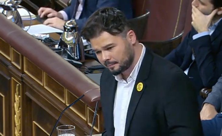 Gabriel Rufián (ERC): 'Cada vez que un progresista se ha callado ante las amenazas de la derecha, se ha perdido un derecho'