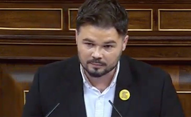 Gabriel Rufián (ERC), avisa al PSOE: 'Si no hay mesa de diálogo, no hay legislatura'
