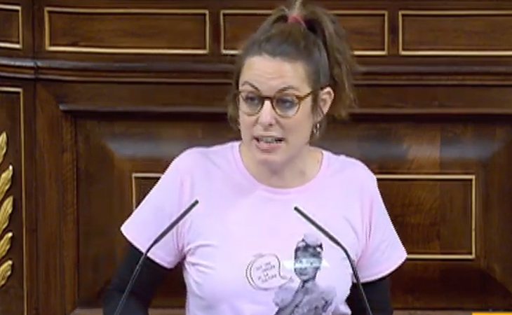 Mireia Vehí (CUP) habla de 'vulneración d los Derechos Humanos' en España