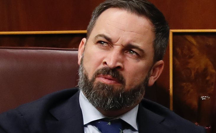 Santiago Abascal (VOX) vota NO a la investidura de Pedro Sánchez