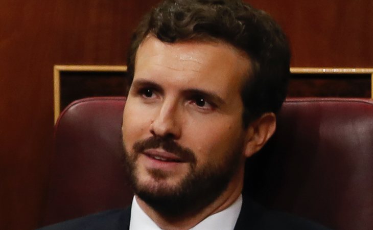 Pablo Casado (PP) vota NO a la investidura de Pedro Sánchez