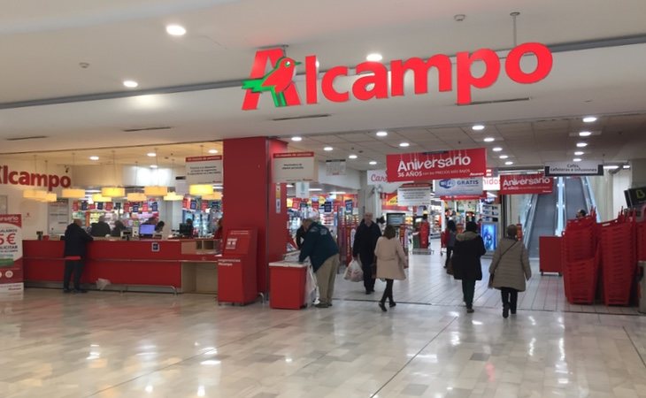 Alcampo opera en España a través de supermercados e hipermercados