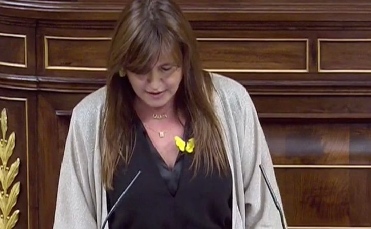 Borràs (JxCAT): 'España, que se dice tan democrática, no reconoce la inmunidad de nuestro president'