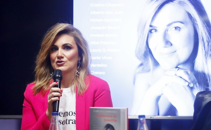 Carlota Corredera en la presentación de su libro, 'Hablemos de nosotras'