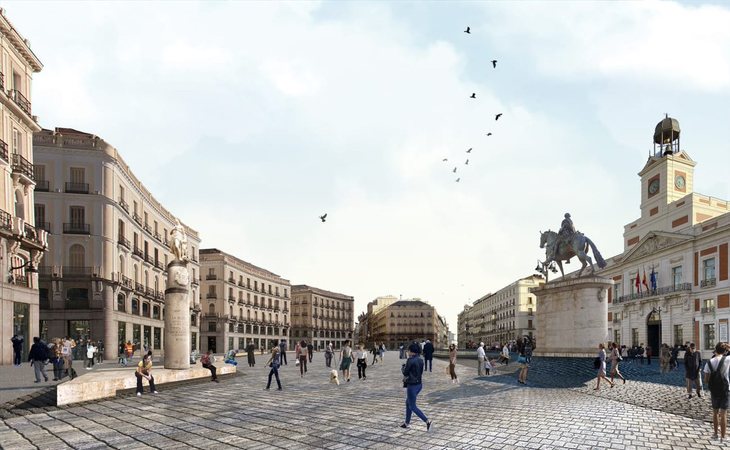 Así quedaría la Puerta del Sol en 2021