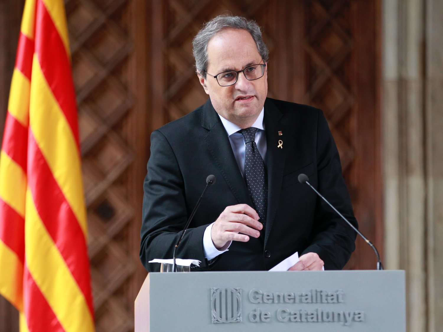 Quim Torra anunciará elecciones en Cataluña tras aprobar los presupuestos