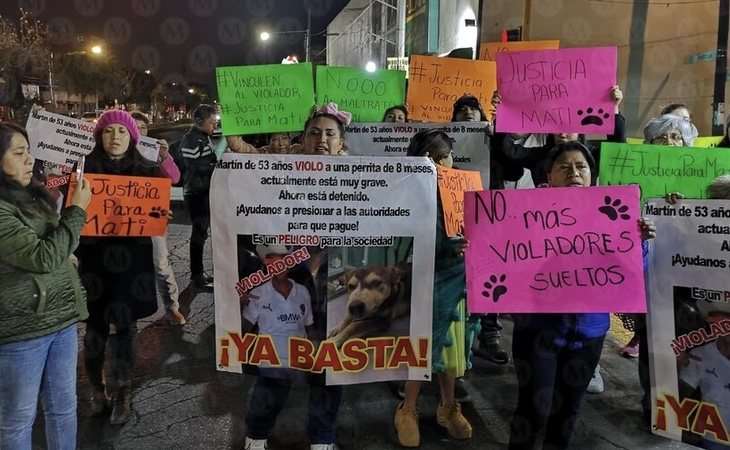 Una de las manifestaciones en contra de la decisión judicial