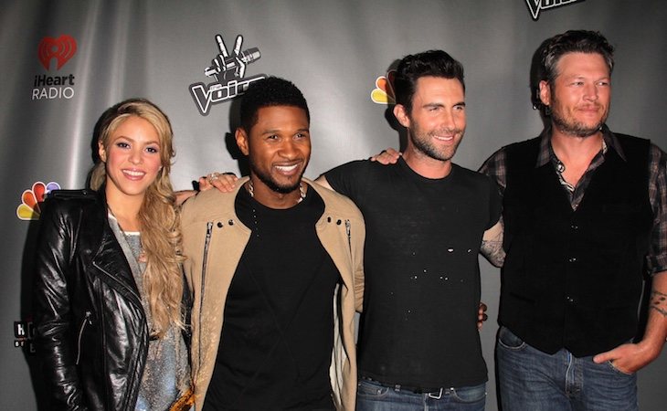 Shakira trabajó en la versión estadounidense de 'La Voz' con Usher, Adam Levine y Blake Shelton