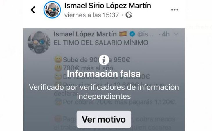 Facebook bloquea la publicación falsa del responsable de rede sociales del PP